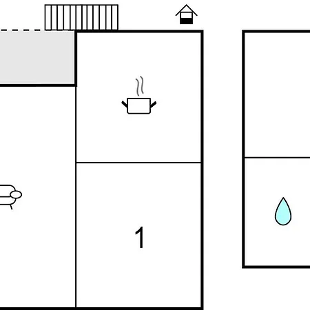 Incantevole Casa Con 2 Camere Da Letto A Vågstranda Casa vacanze *
